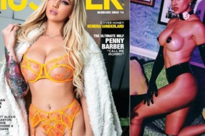 Penny Barber Spotlighted in Hustler Mag with 8-Page Feature